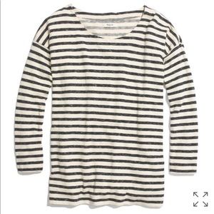 Madewell boat neck striped tee