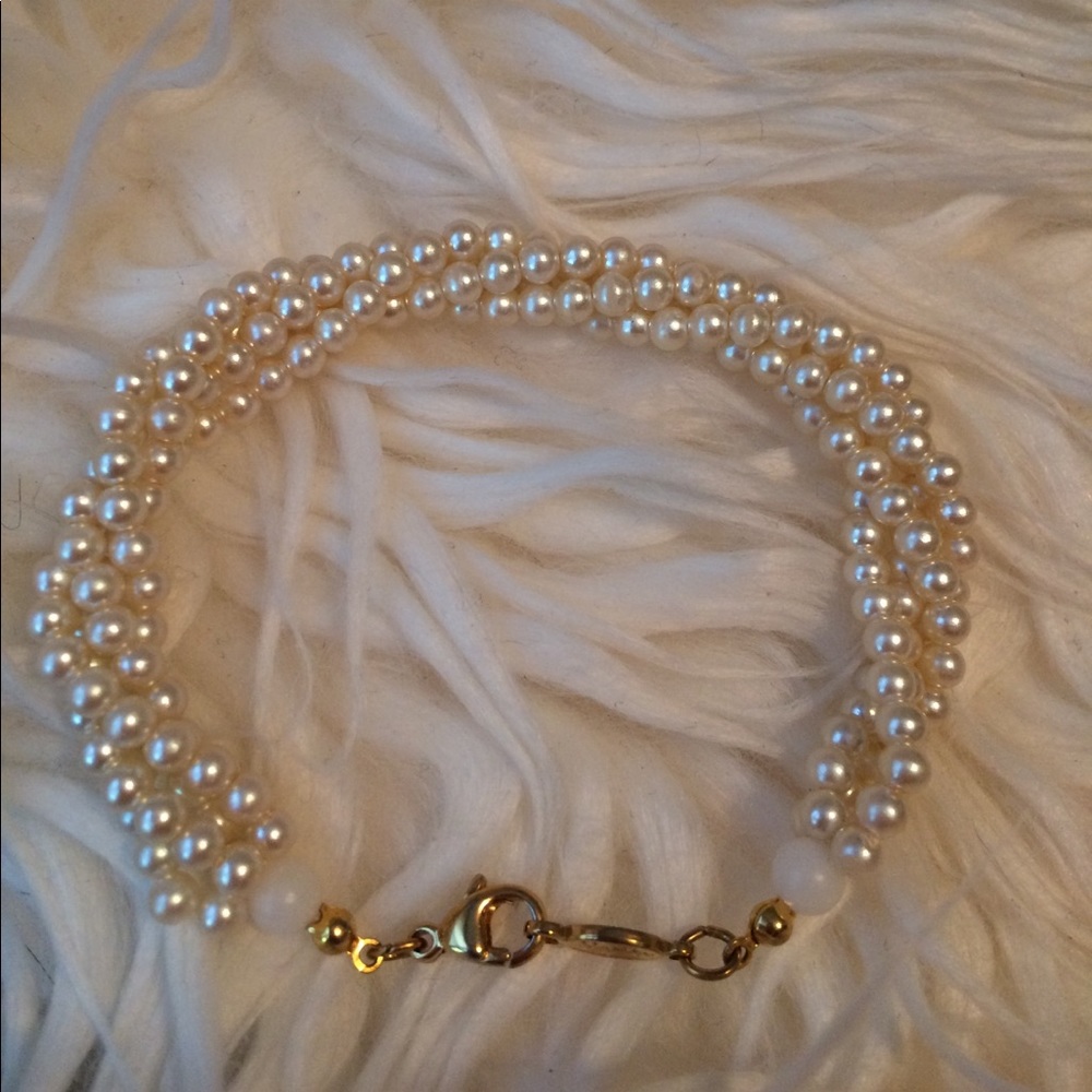Pearl Gold Bracelet