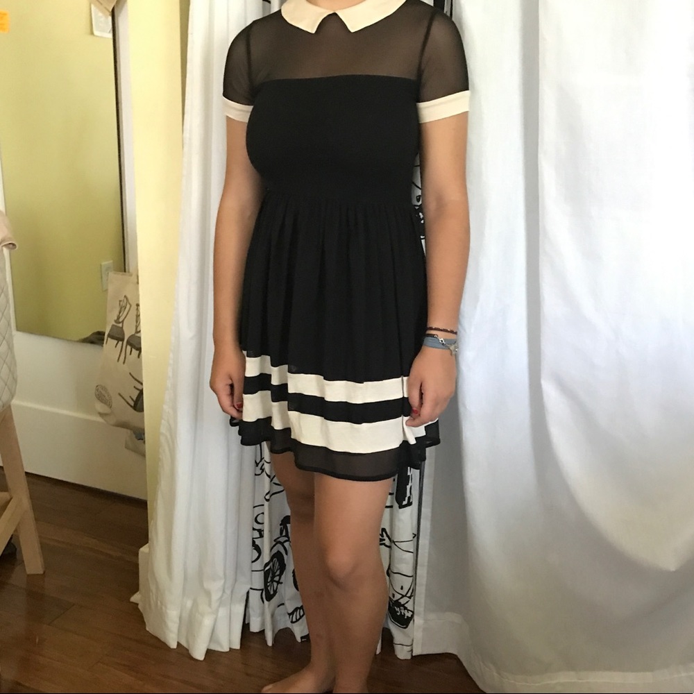 ASOS Black and White Dress