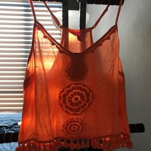 Lilly Pulitzer Orange Summer Tank