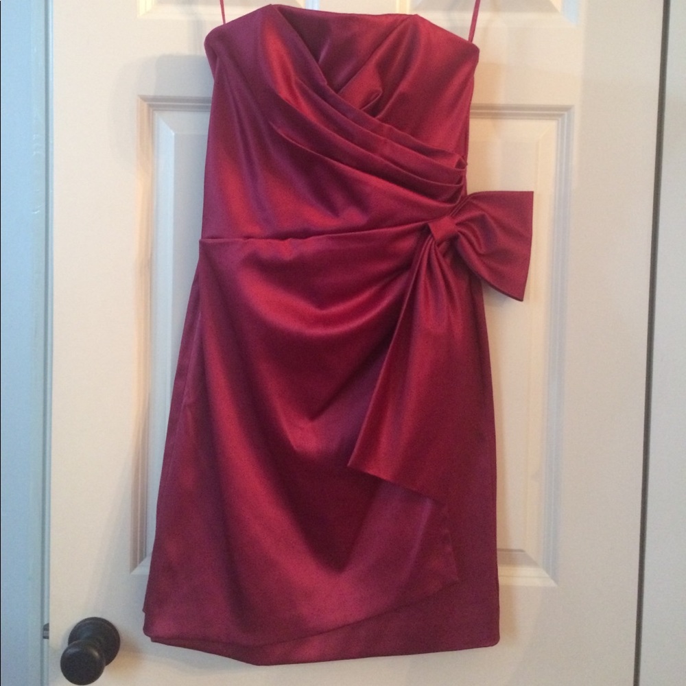 White House Black Market strapless dress size 6