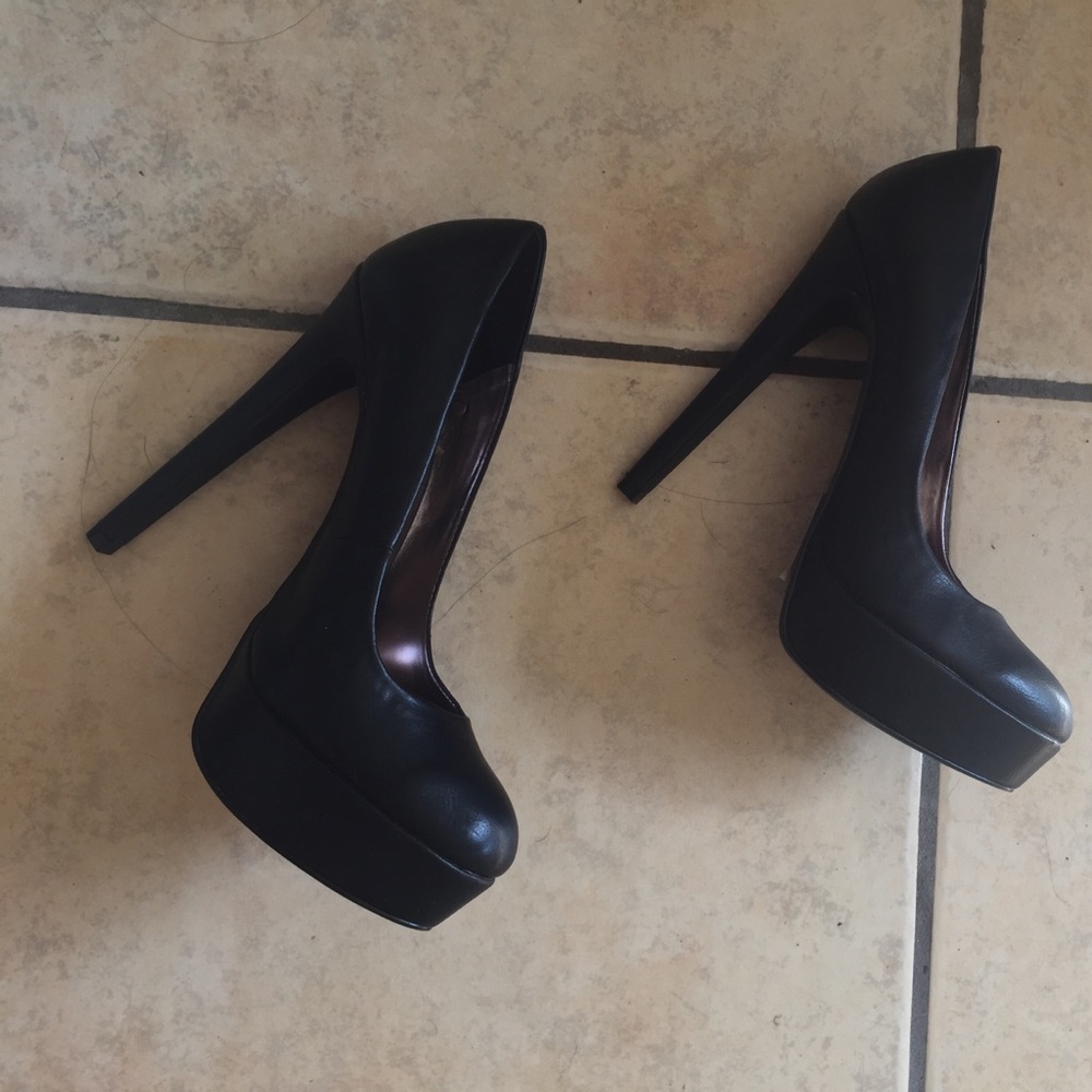 Black heels