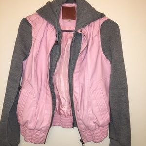 Pink and gray jacket