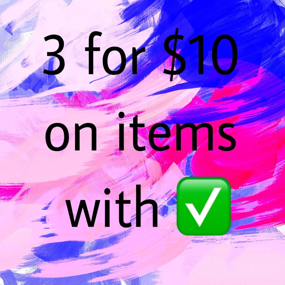 3 for $10 SALE