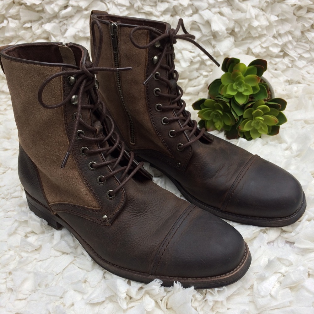 Aston Grey Bowers Leather boots 10.5