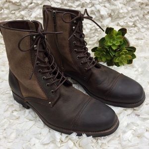 Aston Grey Bowers Leather boots 10.5