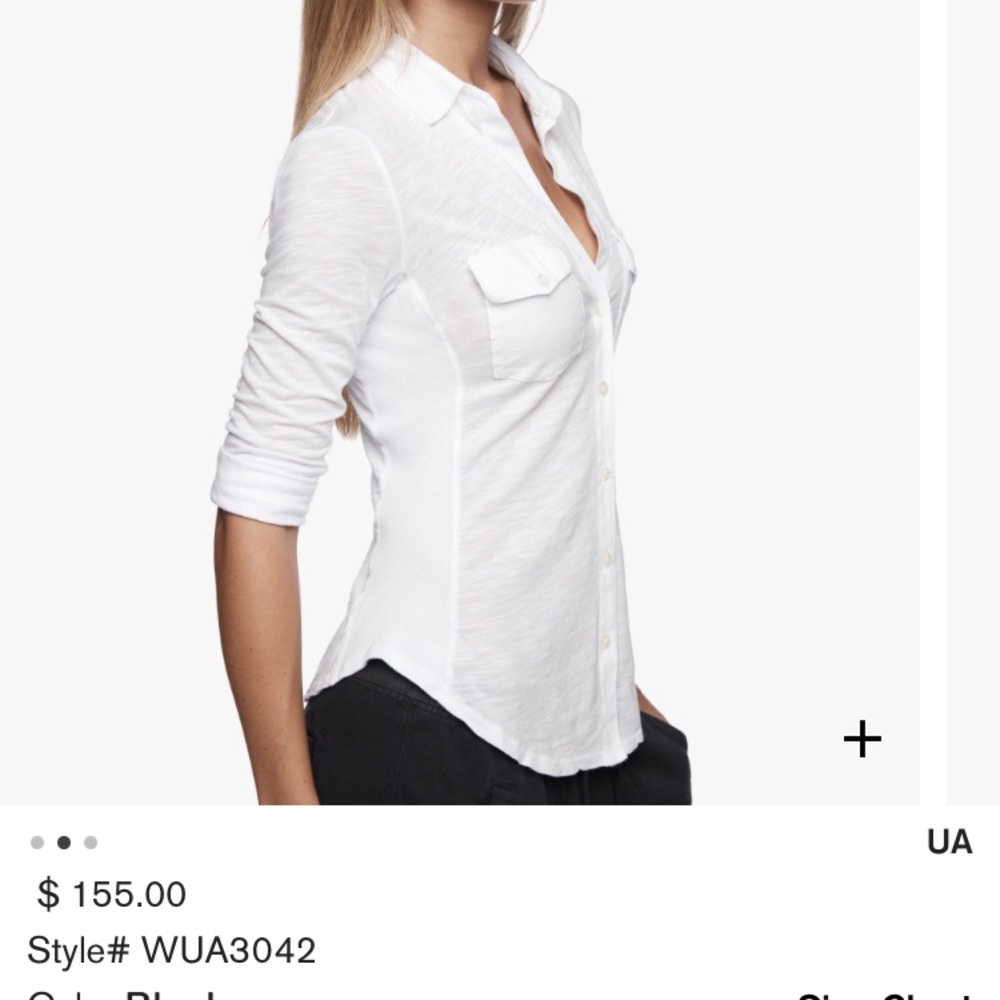 James Perse button down side panel - Picture 8 of 8