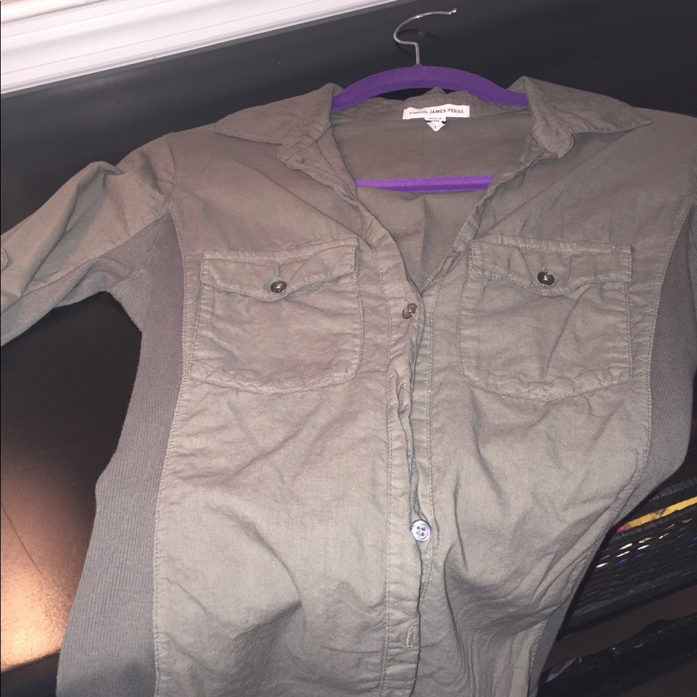 James Perse button down side panel - Picture 3 of 8