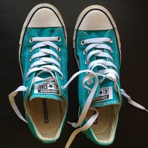 Teal Blue Converse