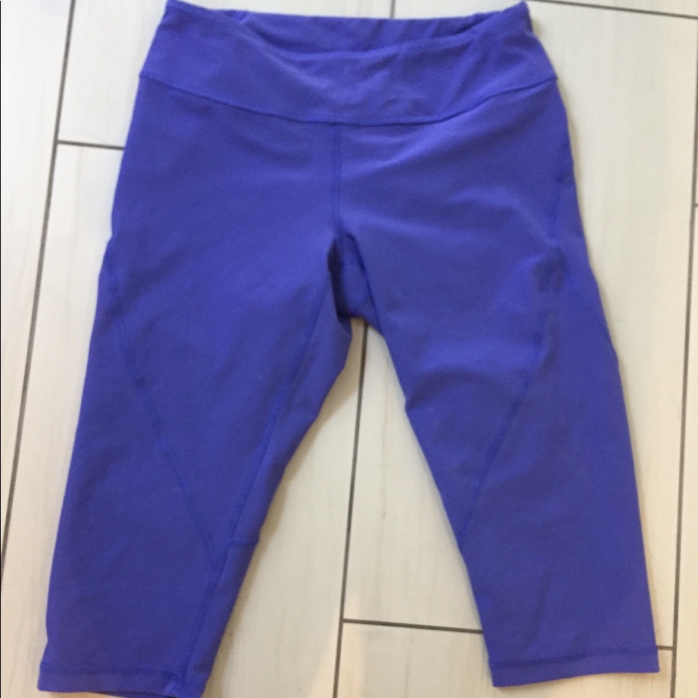 Periwinkle Zella cropped work out leggings