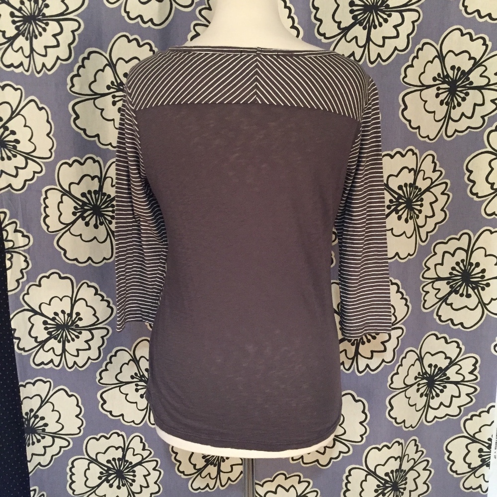 Fresh Produce Lightweight Cotton 3/4 Sleeve Top - Picture 4 of 5