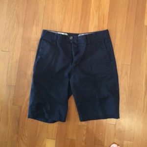 Volcom Frickin Chino Navy Shorts. Size 28/16