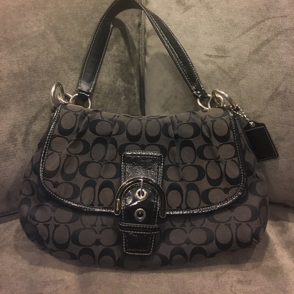 Coach Black Shoulder Purse