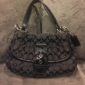 Coach Black Shoulder Purse