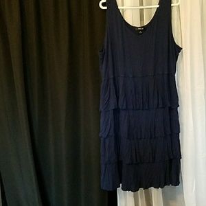 Navy Layer swing dress