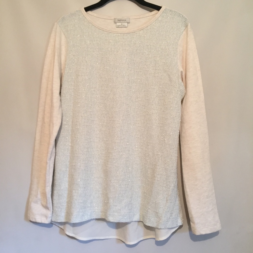 Van Heusen Powder Blue and cream shirt