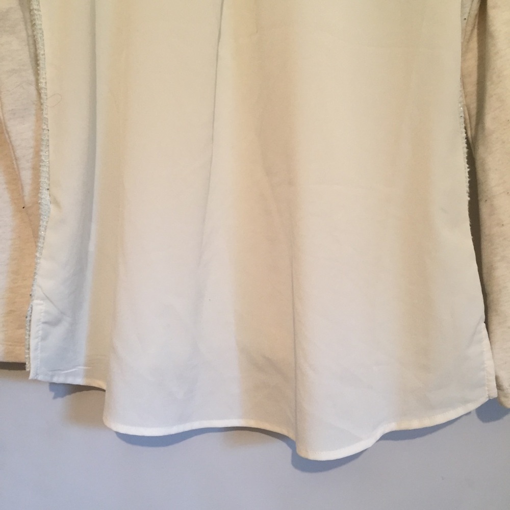 Van Heusen Powder Blue and cream shirt - Picture 6 of 7