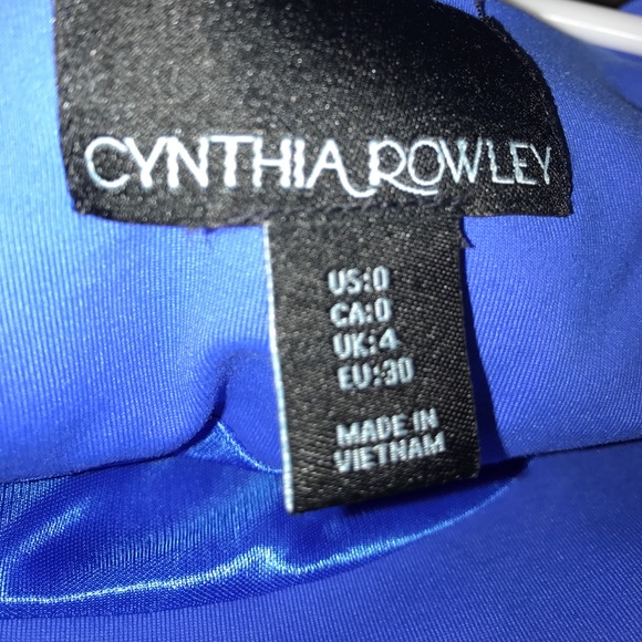 Cynthia Rowley Blue dress. Super comfy. Size 0 - Picture 5 of 5