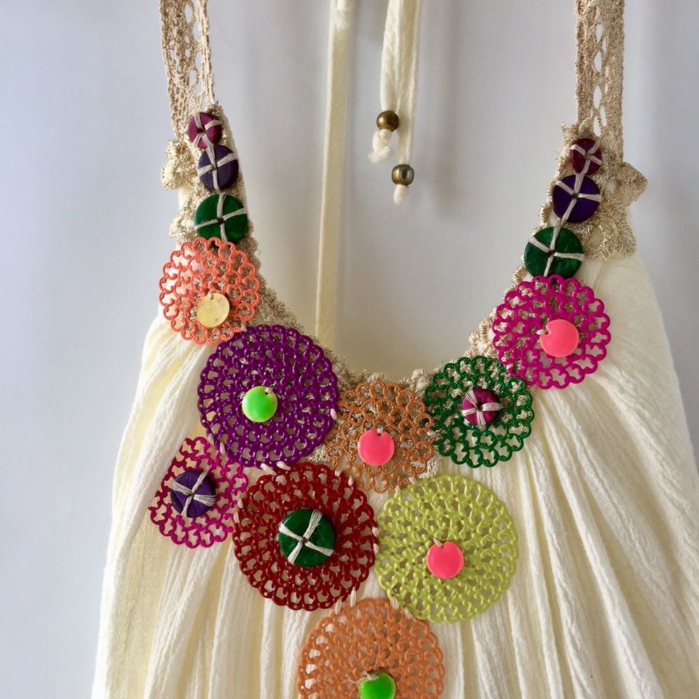 Colorful and fun halter top