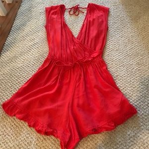 Blood orange romper