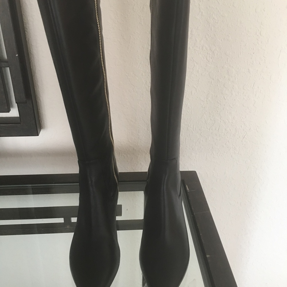 Calvin Klein Nolina Tall Leather Boots