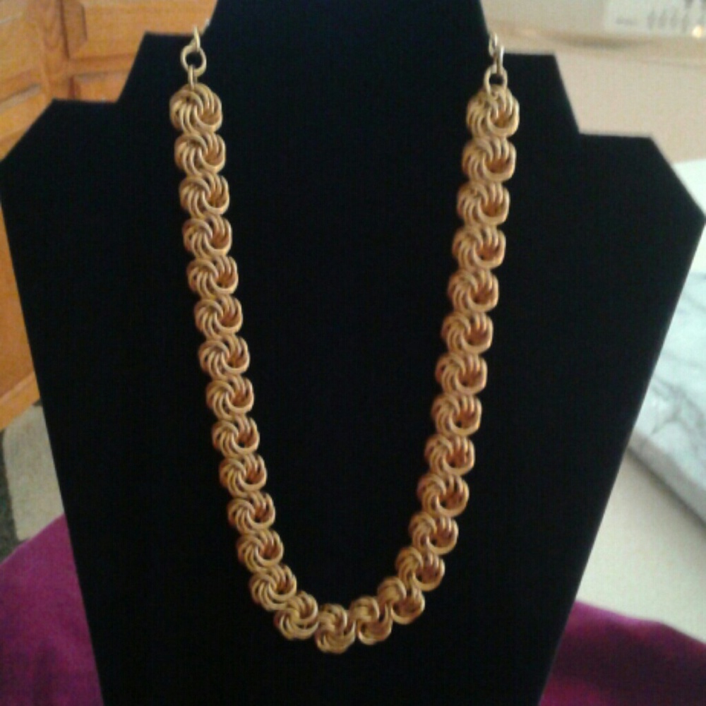 Beautiful gold necklace