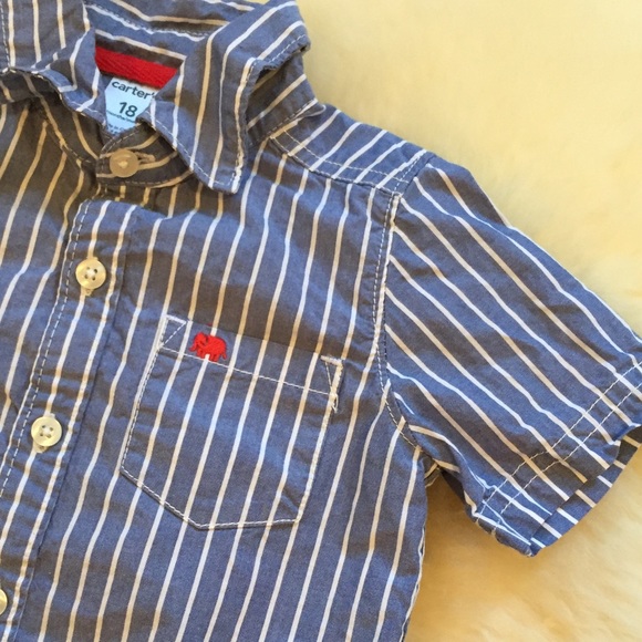 Carter's Short Sleeve Button Down Shirt - Picture 2 of 4