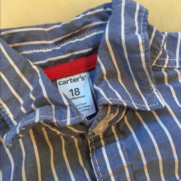 Carter's Short Sleeve Button Down Shirt - Picture 3 of 4