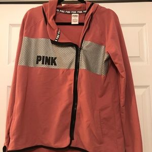 Victoria Secret Pink size L zip up hoodie