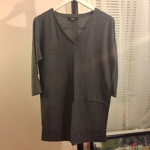 Mossimo grey v-neck sweater size S