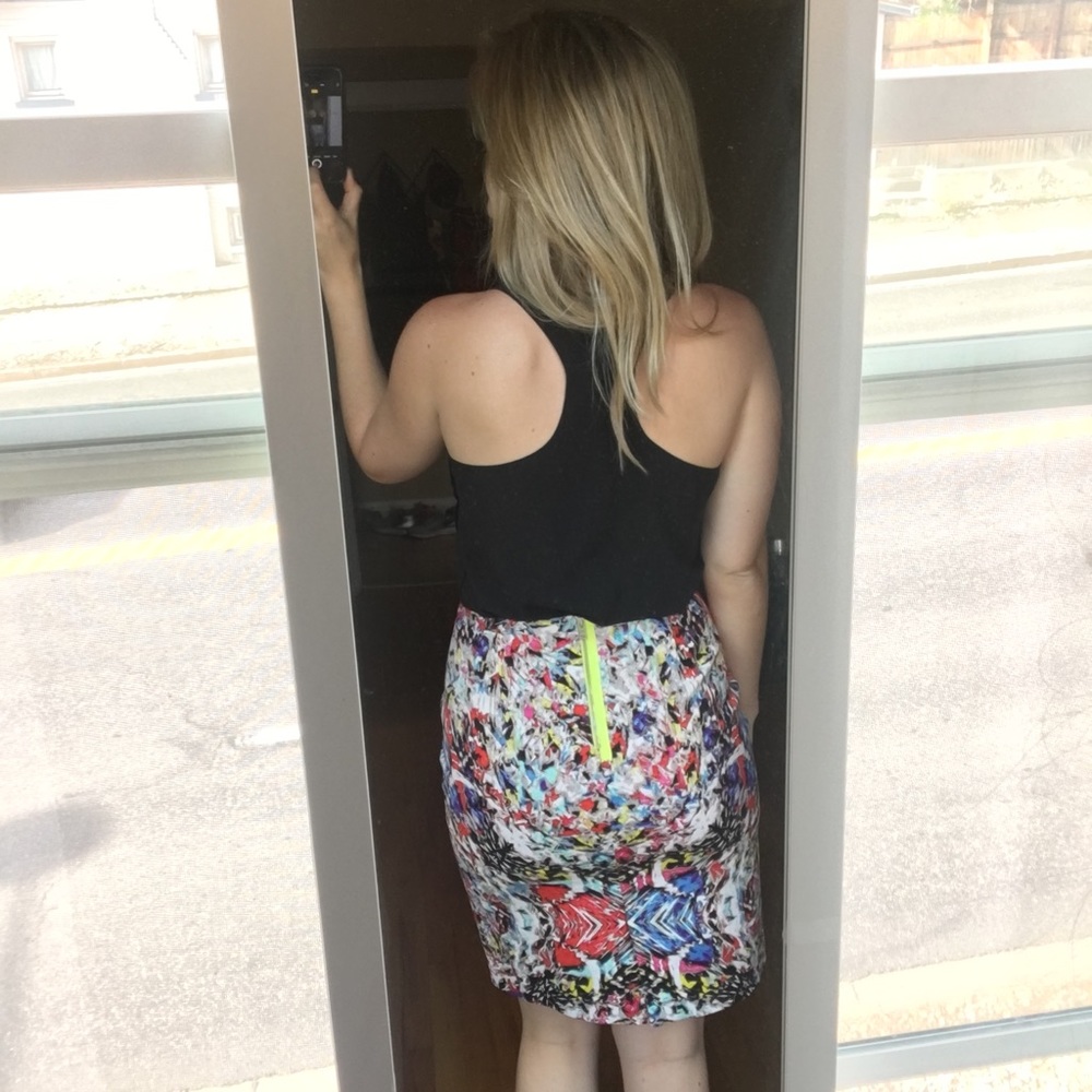 Multicolor Tahari Pencil Skirt - Picture 2 of 7