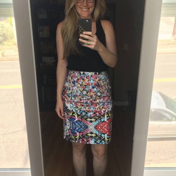 Multicolor Tahari Pencil Skirt - Picture 5 of 7