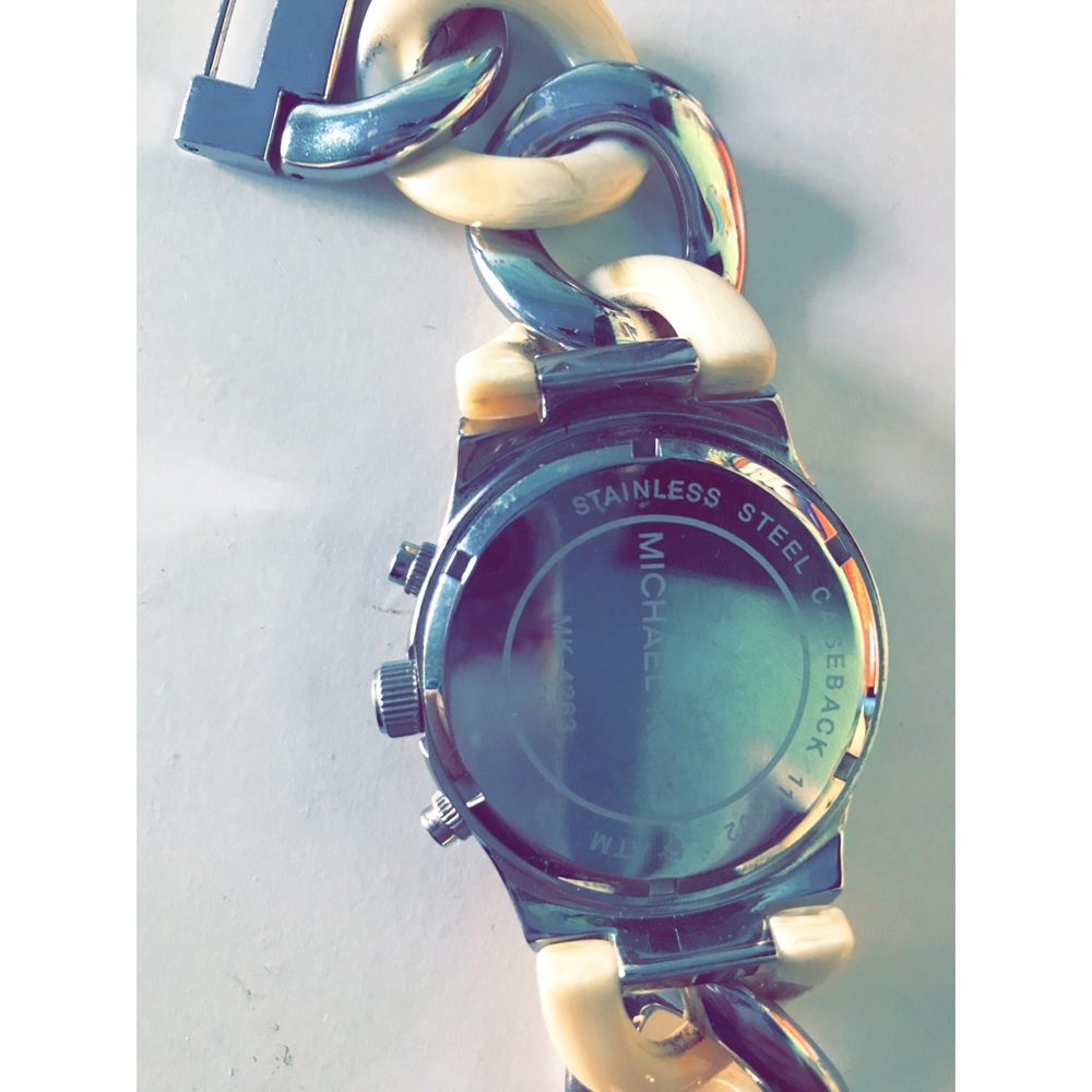 Authentic Michael Kors Silvertone Watch - image 3