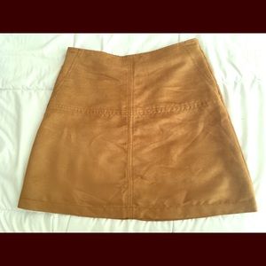 Sanctuary skirt - tan suede