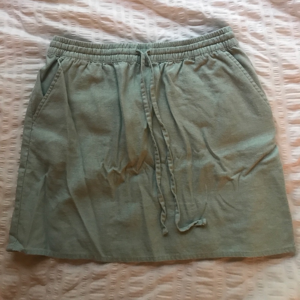 Light mint green skirt