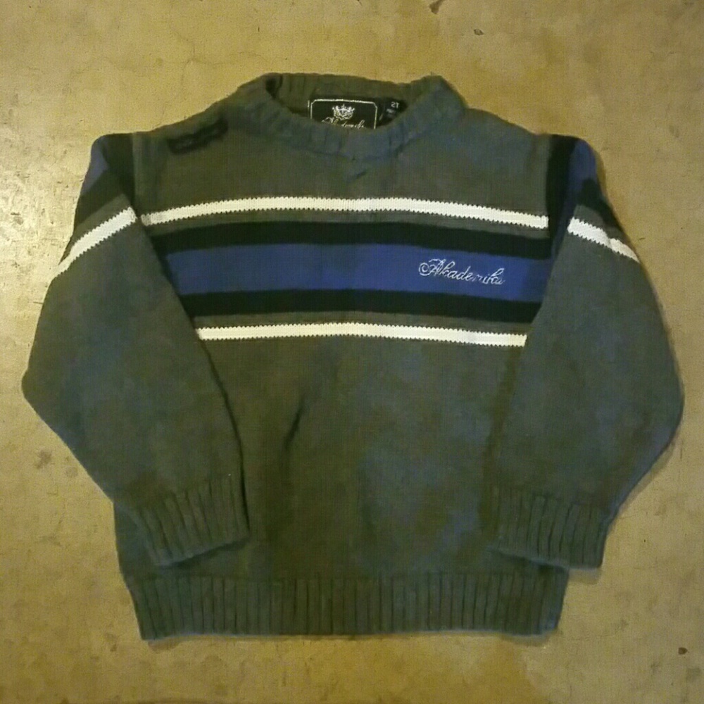 "AKADEMICS GREY BABY'S SWEATER"