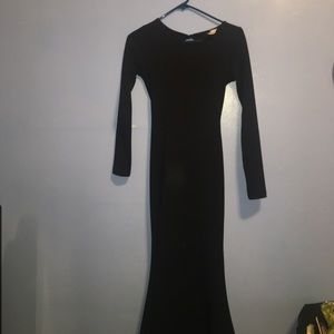 All Black, Back Out Prom Dress.