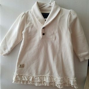 Ralph Lauren Cream Tunic Dress 18Mos