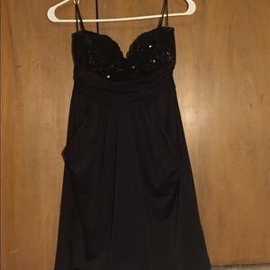 Black Strapless Dress