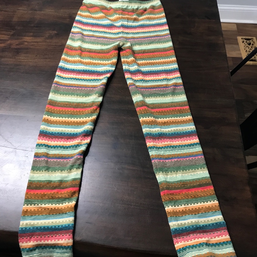 Striped legging