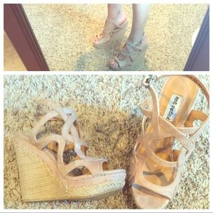 Cream colored wedges