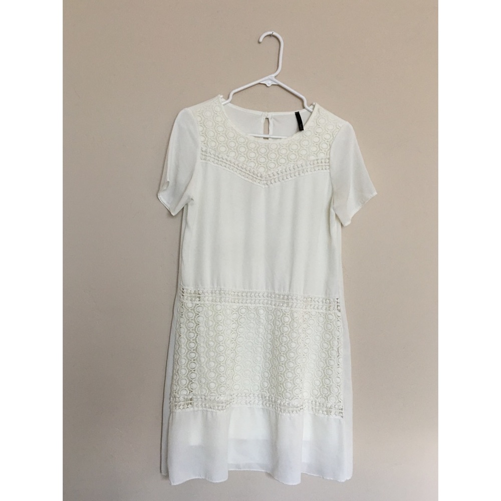 White embroidery dress