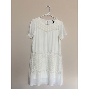 White embroidery dress