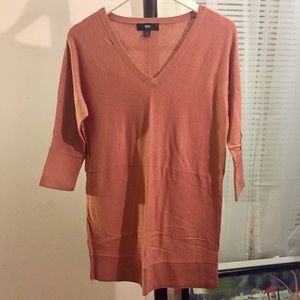 Mossimo terra-cotta v-neck sweater size S