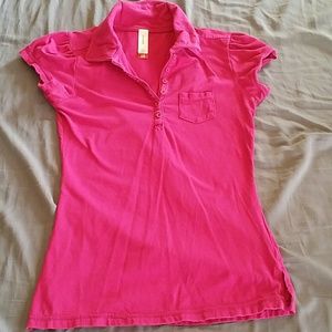 Pink polo