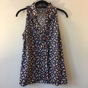 Floral Sleeveless Top