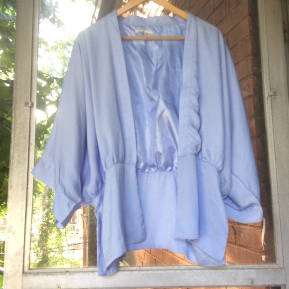 Anthro Kimono in Lilac/Pale Blue - Picture 4 of 5