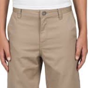 Volcom Frickin Chino Khaki Shorts. Size 28/16