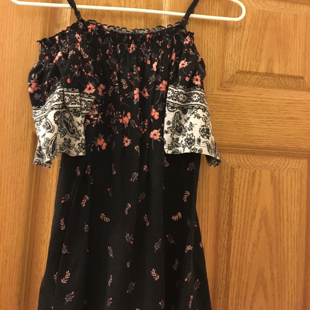 Floral off the shoulder top