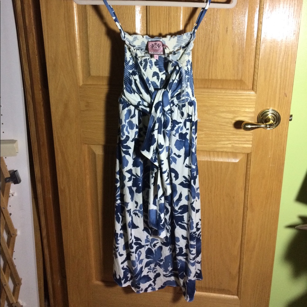 Juicy Couture blue floral dress